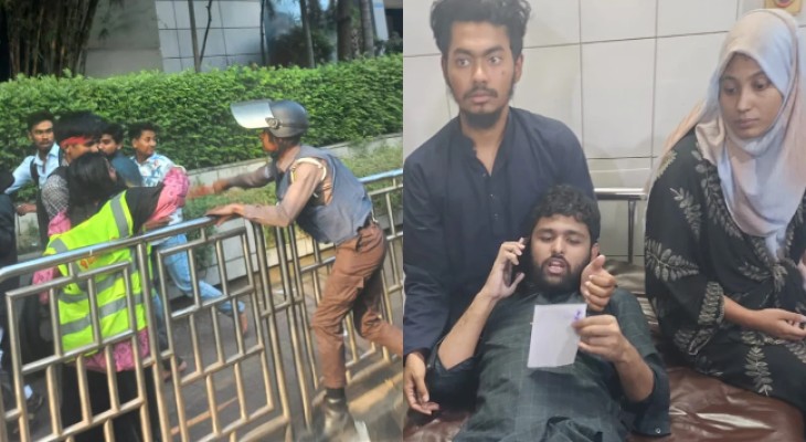 ইনকিলাব মঞ্চের সদস্যসচিব আবদুল্লাহ আল জাবেরকে গুলি করেছে পুলিশ