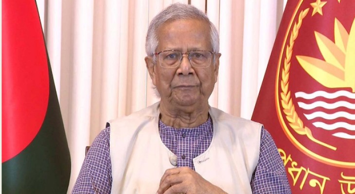 জাতির উদ্দেশ্যে ভাষণ দেবেন প্রধান উপদেষ্টা