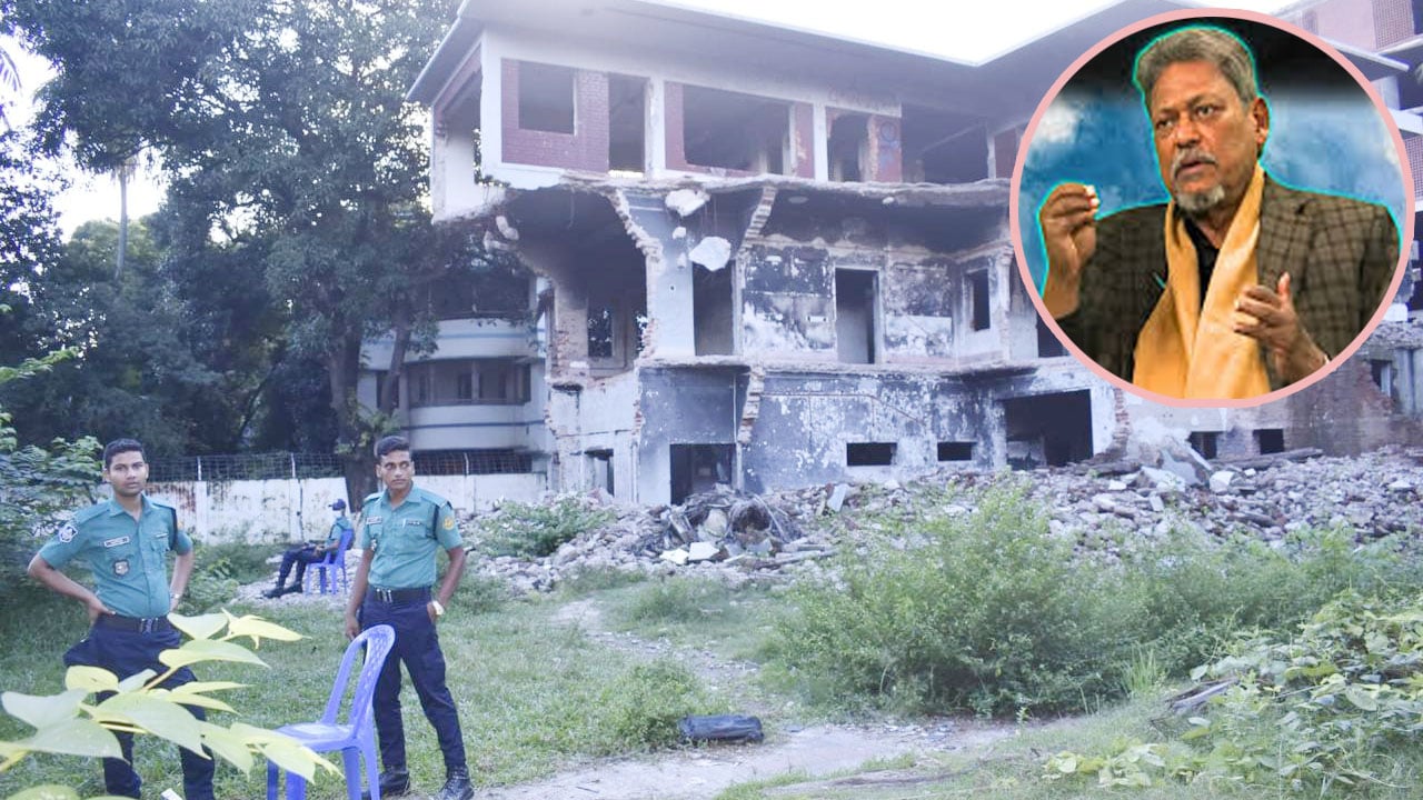 ধানমন্ডির ৩২ নম্বর বাড়িতে মেজর ডালিমের ভাষণ প্রচার